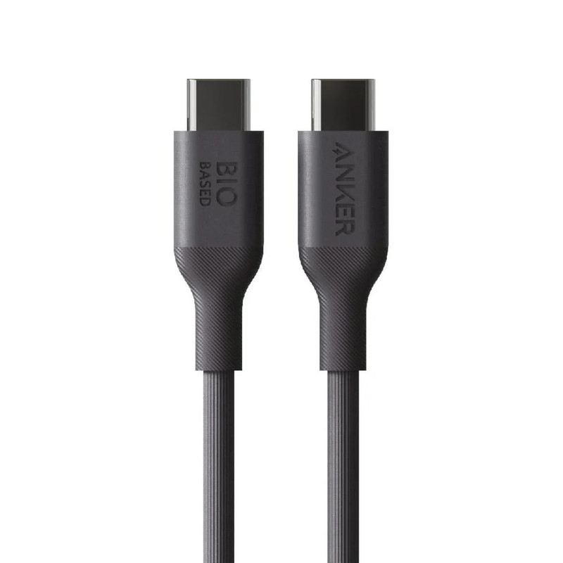 Anker 542 USB-C to USB-C Bio-Based Cable 1.8m - Black - كابل